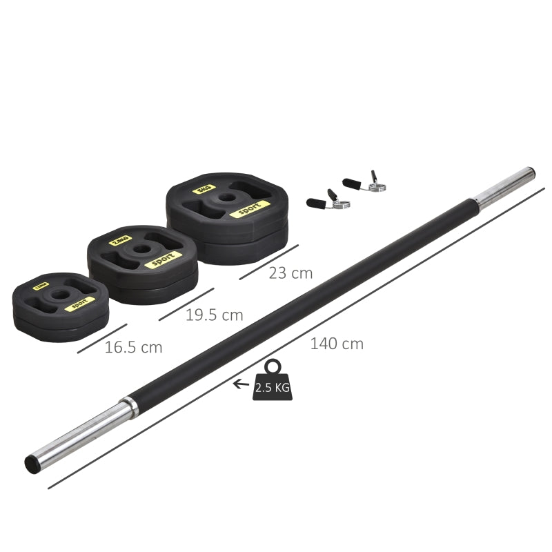 20kg Adjustable Barbell Set