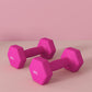 SPORTNOW 2 x 3kg Hexagonal Dumbbells Weights Set with Non-Slip Grip