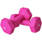 SPORTNOW 2 x 3kg Hexagonal Dumbbells Weights Set with Non-Slip Grip