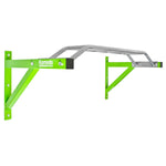 a green Komodo Sport Wall Mounted Pull Up Bar