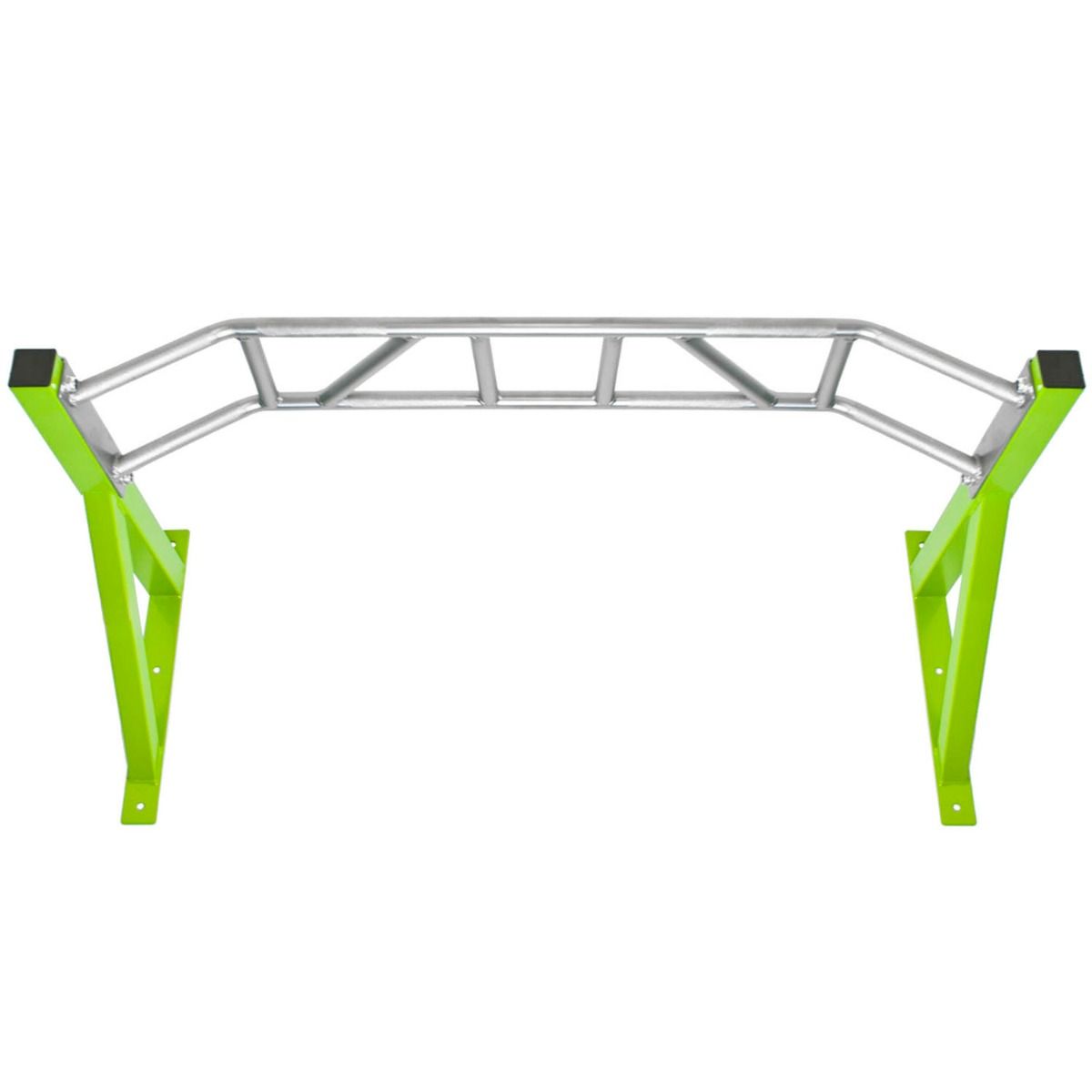 a green Komodo Sport Wall Mounted Pull Up Bar