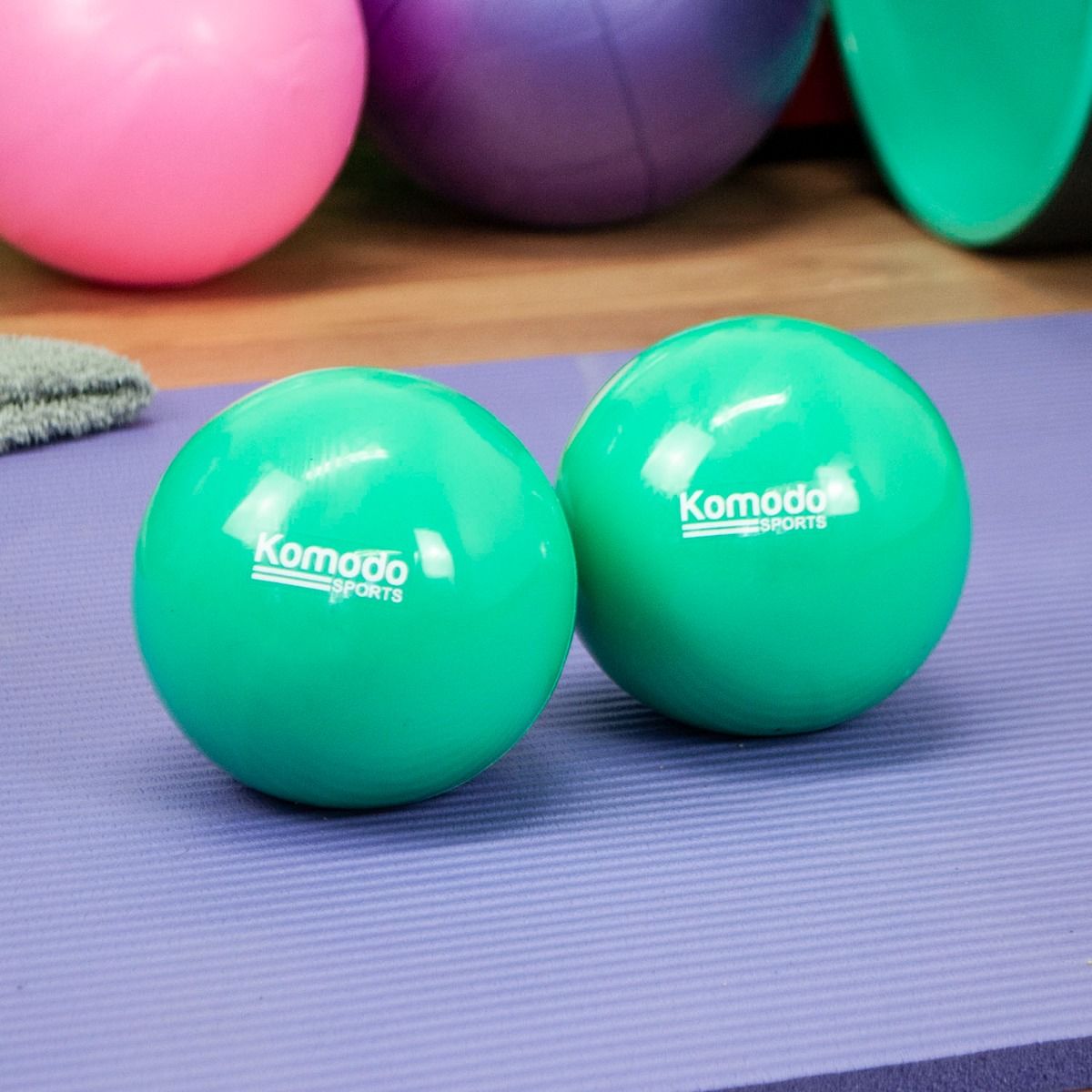 Komodo Sports Green Weighted Toning Balls