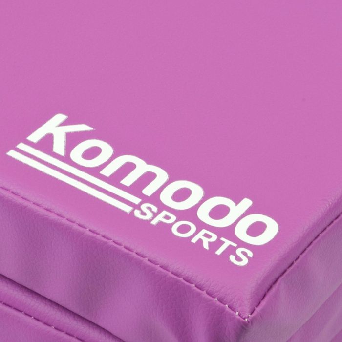 A purple Komodo Sports Tri Folding Yoga Mat