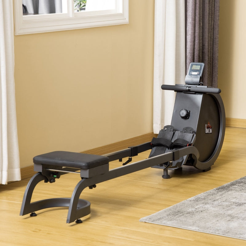 Folding Rowing Machine with 16-Level Adjustable Magnetic Resistance